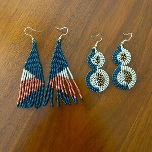 2 for 1 INK & ALLOY Earrings like new!